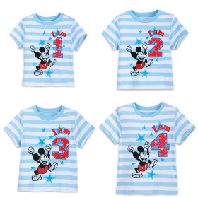 Modèle fantastique ⊦ personnages mickey et ses amis top depart T-shirt pour enfants ''I Am'' Mickey Mouse 